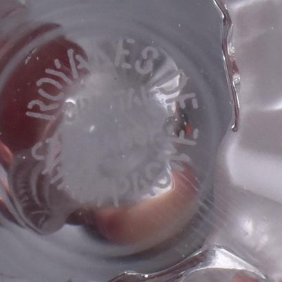 CRYSTALLERIES ROYALES DE CHAMPAGNE. Pair...