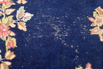 Very large blue, beige and red Oriental wool...