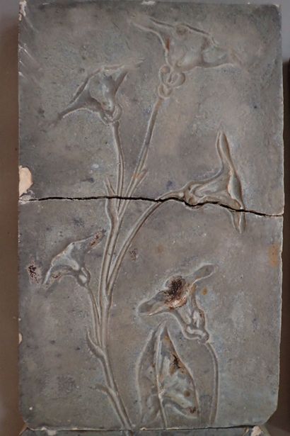 Alexandre BIGOT (1862-1927). Bas-relief composed...