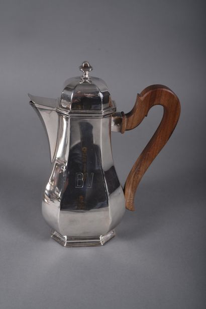 TETARD Frères. Art Deco silver tea-coffee...