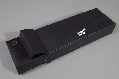 MONTBLANC. Black resin and silver-plated...