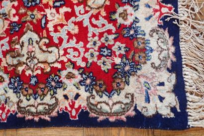 Very large blue, beige and red Oriental wool...
