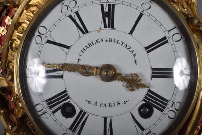 Charles BALTHAZAR in PARIS. Gilt bronze cartel...