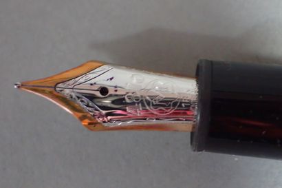 MONTBLANC. Meisterstuck fountain pen in 925/1000...