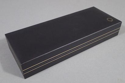 MONTBLANC. Black resin and silver-plated...