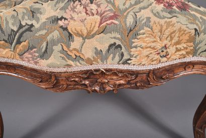 Suite of two large armchairs forming a pair...