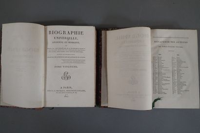 MICHAUD (Louis-Gabriel). 
Biographie Universelle...