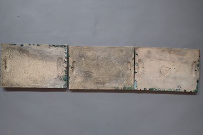 Alexandre BIGOT (1862-1927). Set of three...