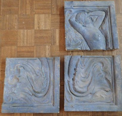 Alexandre BIGOT (1862-1927). Bas-relief composed...