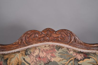 Suite of two large armchairs forming a pair...
