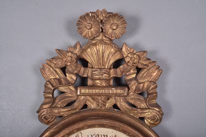 TORICELLI, after. Large wall-mounted barometer...