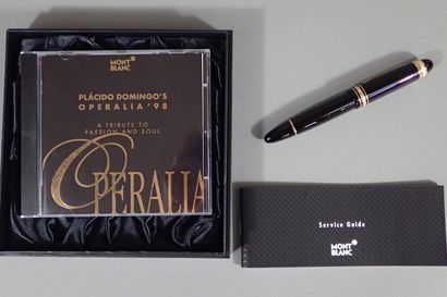 MONTBLANC. Set of two Meisterstuck fountain...