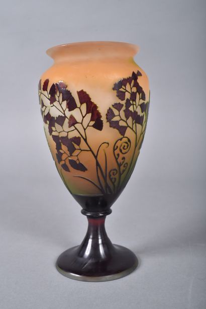 Etablissements Gallé (1904-1936). Baluster-shaped...