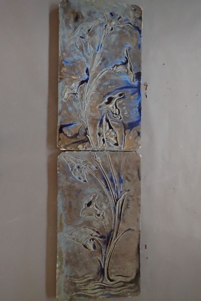 Alexandre BIGOT (1862-1927). Bas-relief composed...