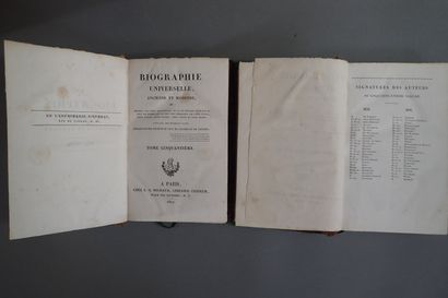 MICHAUD (Louis-Gabriel). 
Biographie Universelle...