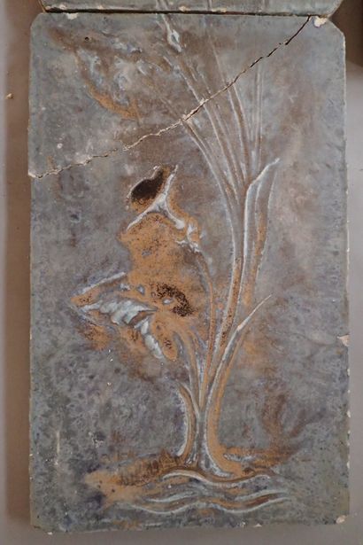 Alexandre BIGOT (1862-1927). Bas-relief composed...