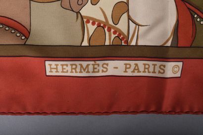 HERMES - Pierre Péron, after. Silk twill...