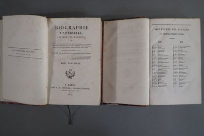 MICHAUD (Louis-Gabriel). 
Biographie Universelle...