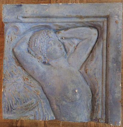 Alexandre BIGOT (1862-1927). Bas-relief composed...