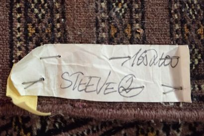 Pakistan cashmere and silk prayer rug in...