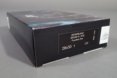 MONTBLANC. Black resin fountain pen with...