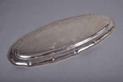 MINASSIAN. Large fish serving dish in 950/1000th...