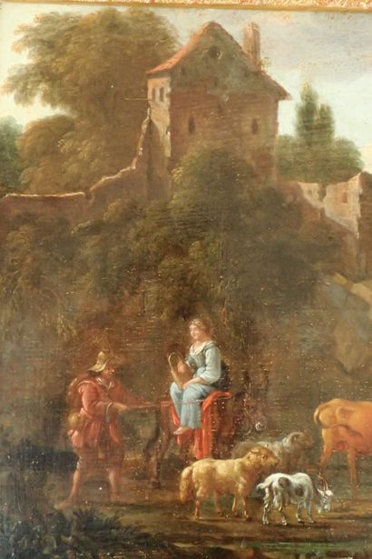 Dutch school circa 1700. 