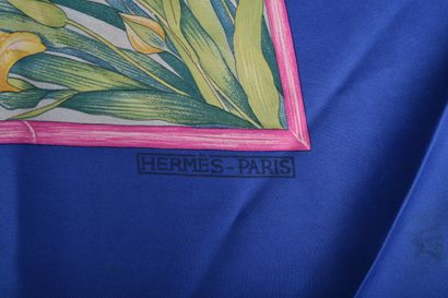 HERMES. Silk twill 