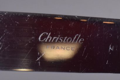 CHRISTOFLE. Spatours model silver-plated...