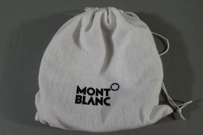MONTBLANC. Reversible smooth black leather...