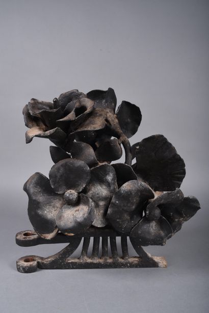 Richard DESVALLIERES (1893-1962). Wrought...