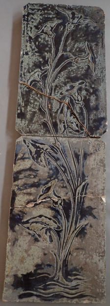 Alexandre BIGOT (1862-1927). Bas-relief composed...