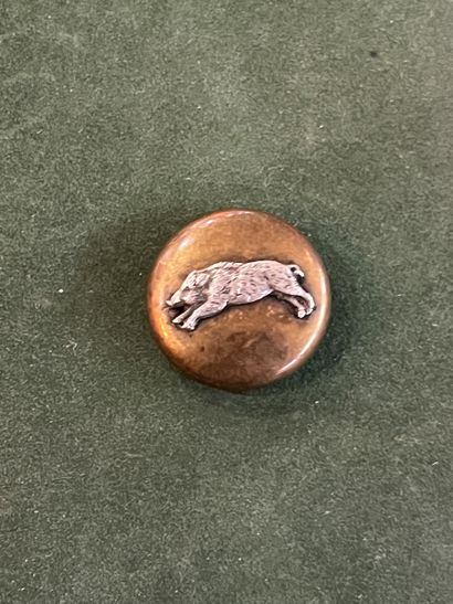 IDF. Bouton de gilet du vautrait du Francport...