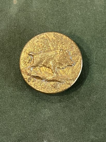 FC. Bouton de tenue de l’équipage Brulard...