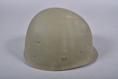 US- Casque M1. Coque en acier peint OD avec...