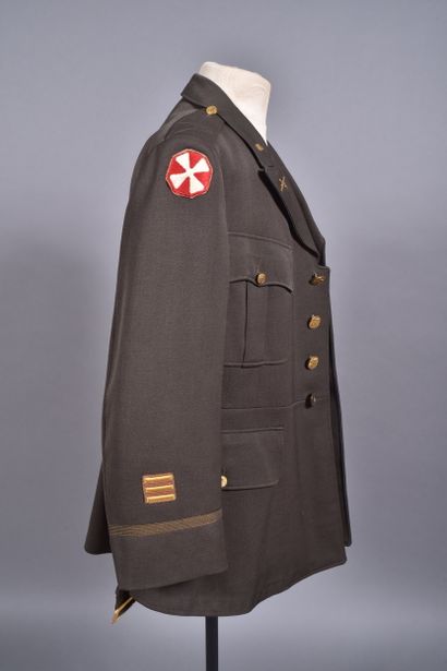 US- Veste de sortie d’officier en gabardine...