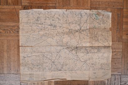 Carte d’état-major d’origine anglo-américaine...