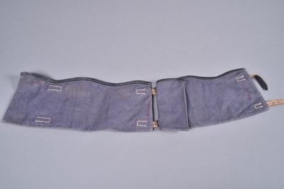 All-Paire de guêtrons en toile bleu et sangle...