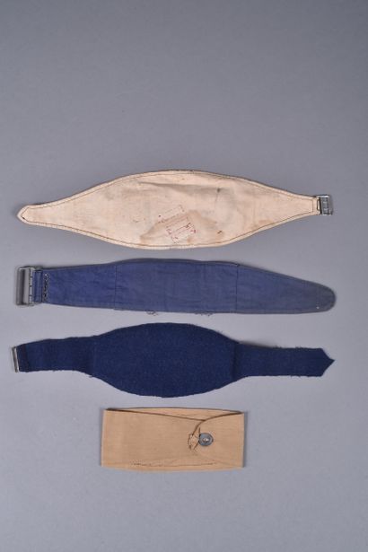 FR- Four armbands of the Garde Territoriale....