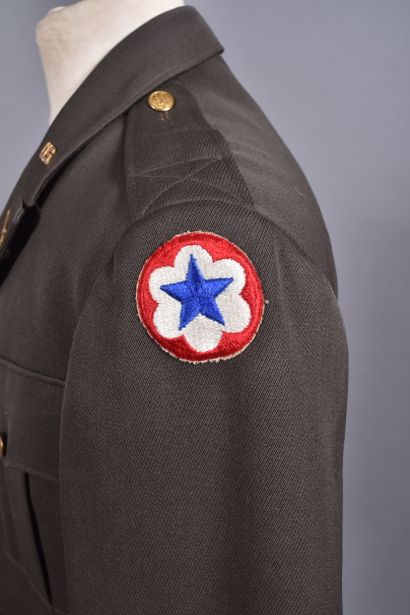 US- Veste de sortie d’officier en gabardine...