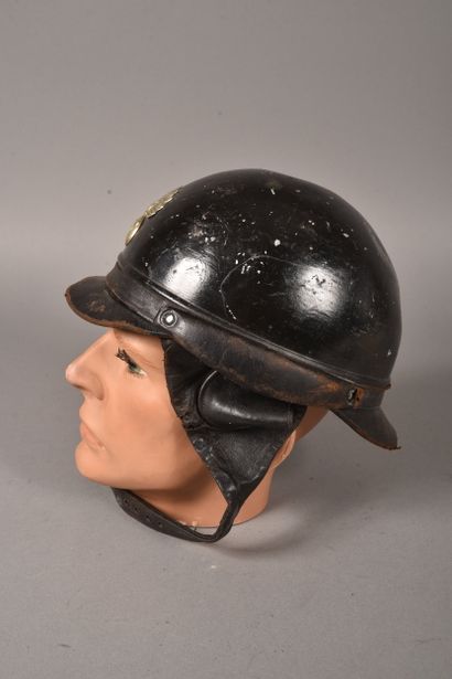 Casque de motocycliste de la Gendarmerie...