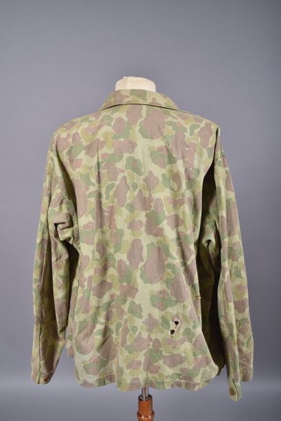 US- Veste de combat en toile HBT bariolée...