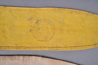 FR- Four armbands: including Garde Territoriale,...