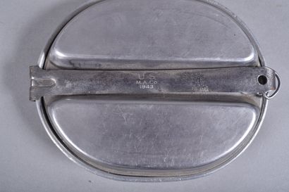 US- Gamelle M-1942 en inox datée M.A. Co...