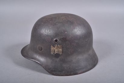 Casque Allemand m/40 armée de terre. Coque...