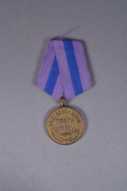 USSR. Medal for the liberation of Prague...