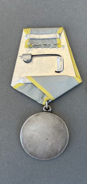 USSR. Combat merit medal in silver 800 thousandths...