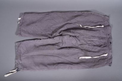 All- Pantalon hiver en drap gris bleuté,...