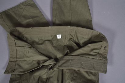 US- Pantalon de treillis en toile HBT à deux...