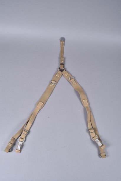All-Brelage Y tropical en toile sable avec...